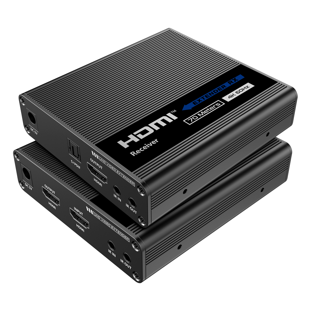LENKENG HDMI-EXT-4K - Extensor de señal HDMI - Alcance 70 m - Resolución 4K - Permite conexiones 1:1 - HDMI Loop out - imagen 1