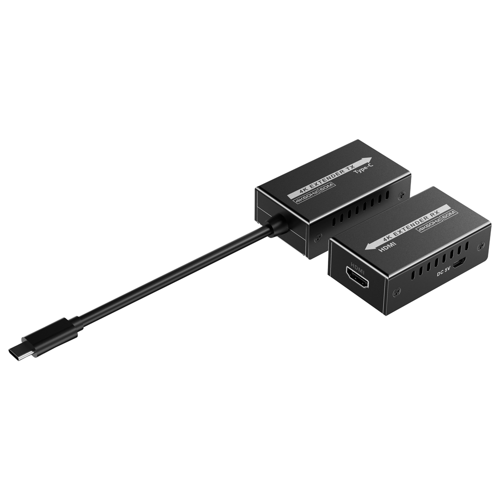 LENKENG HDMI-EXT-4K120-USBC - Extensor de señal video USBC - Alcance 25 m - Resolución 4K - Permite conexiones 1:1 - 25 m / 4K@120 Hz - imagen 1