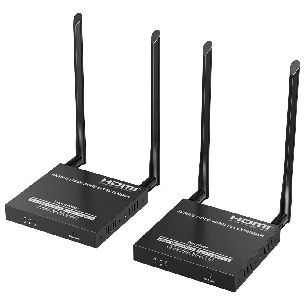 LENKENG HDMI-EXT-PRO-W-4K60 - Extensor inalámbrico de señal HDMI - Alcance 50 m - Resolución 4K - Permite conexiones 1:M - HDMI Loop out - imagen 1
