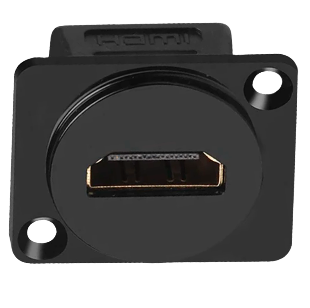 MARCA BLANCA HDMI-PLUG-D-FF - Conector - Cable HDMI macho a cable HDMI macho - Dos conectores HDMI hembra - Montaje encastrado - imagen 1