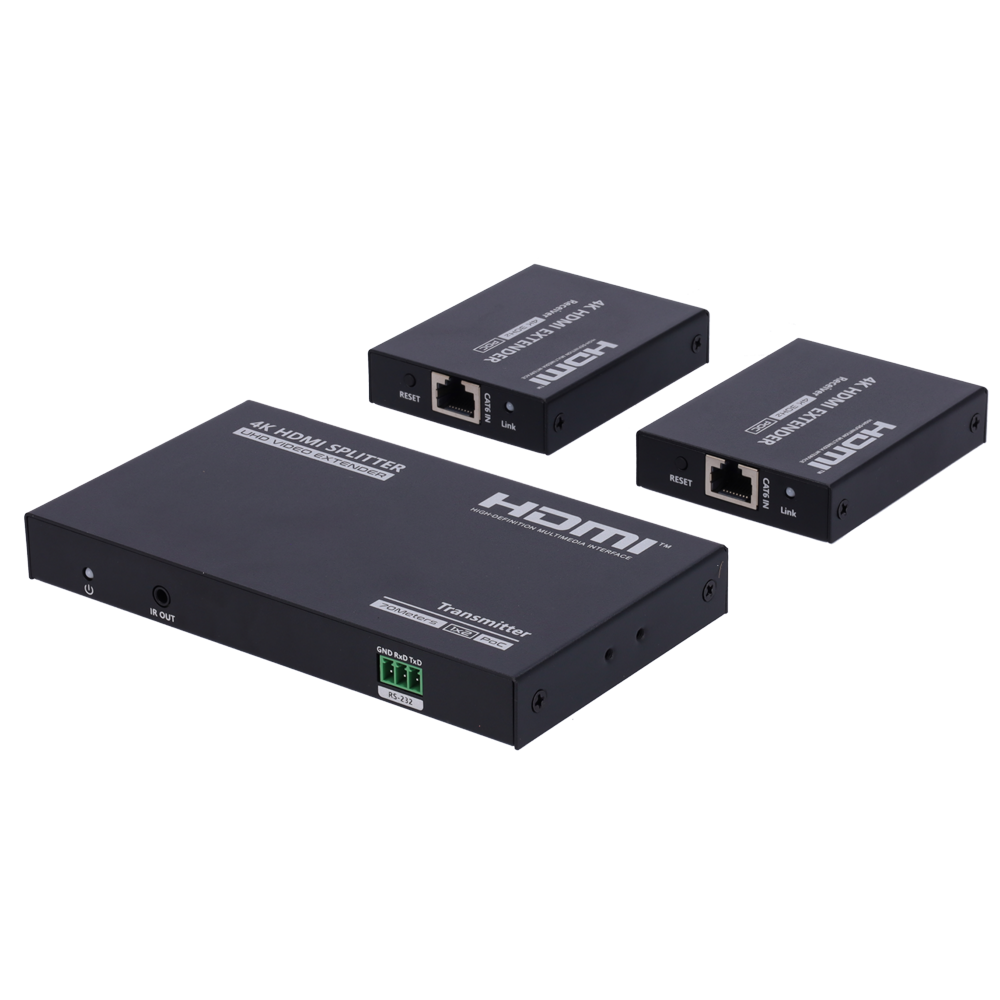 LENKENG HDMI-SPL-1x2-4K30-CAT6-L - Extensor Splitter de señal HDMI - Alcance 40 m - Resolución 4K - Permite conexiones 1:2 - HDMI Loop out - POC - Alimentación por cable - imagen 1