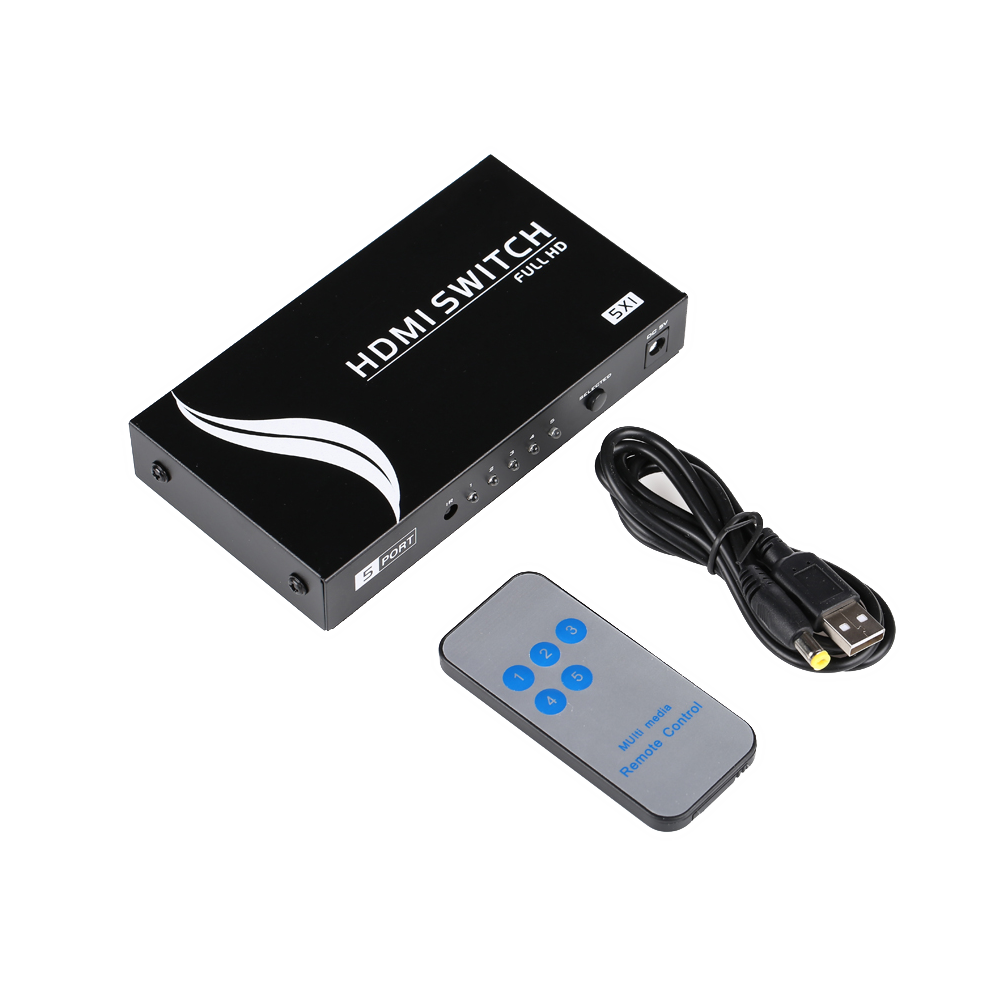 MARCA BLANCA HDMI-SWITCH-5-1-4K - Switch de señal HDMI - Permite 5:1 - Resolución 4K - imagen 1