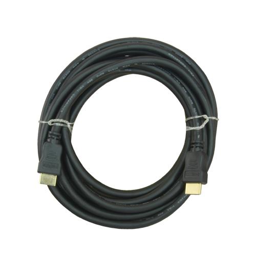 MARCA BLANCA HDMI1-5 - Cable HDMI - Conectores HDMI tipo A macho - Alta velocidad - 5 m - Color negro - Conectores anticorrosión