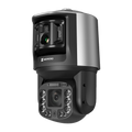 HIKMICRO HM-TX3840-25/G0/T1 - Cámara Hikmicro TandemVu - Bullet térmica 384x288 VOx | Lente 25mm - Bullet visible 1/1.8” 4Mpx | Lente 12.4mm - PTZ visible 1/1.8" 4Mpx | 6-240mm 40X - Sensibilidad térmica ≤25mK (25°C, F1.0) - Luz blanca suplemento has