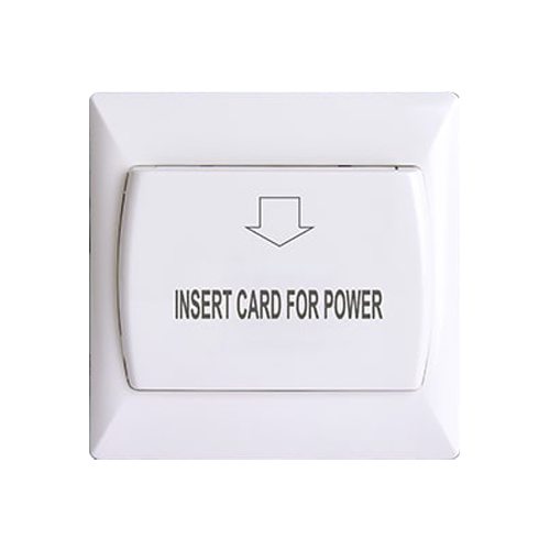 MARCA BLANCA HOTEL-ENERGY - Interruptor de tarjeta para hotel - Compatible con cualquier tipo de tarjeta - LED de posición - Fabricado en PC resistente al fuego - Salida de relé - Fácil instalación - imagen 1