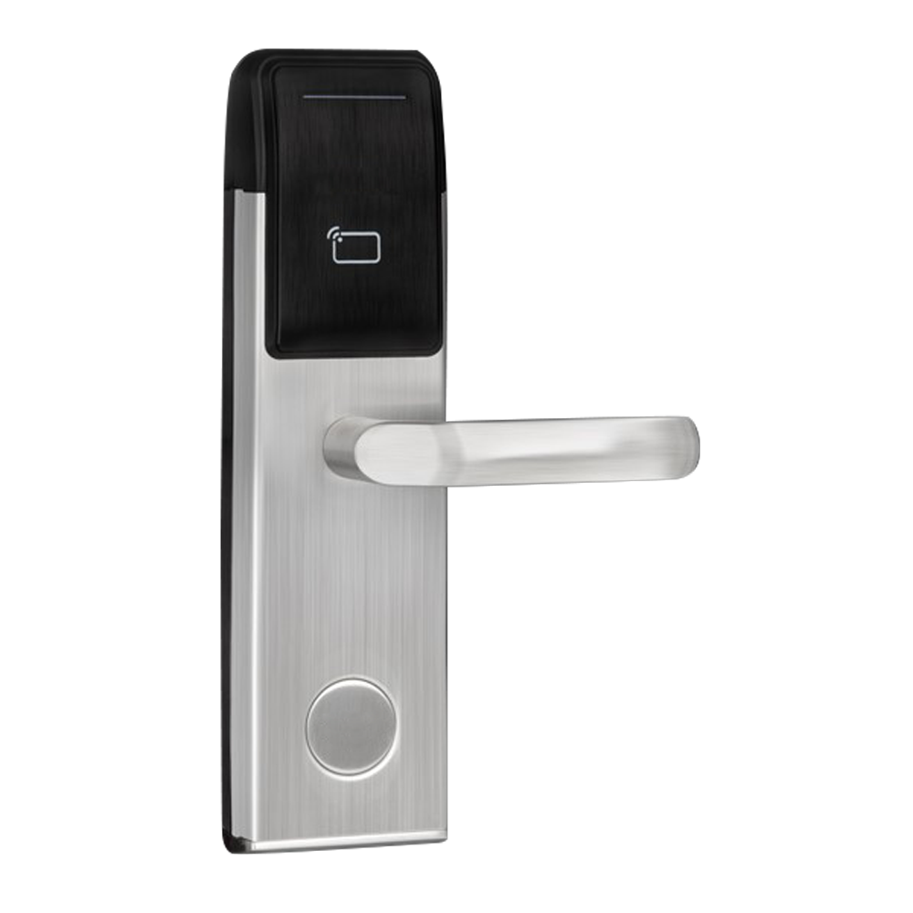 MARCA BLANCA HOTEL-L500-R - Cerradura de hotel - Apertura por tarjeta MF - Backset 60 mm | Apertura derecha - Autónoma a batería 4 x AA - Bombín de emergencia - Gestión con software Hotel Lock System - imagen 1