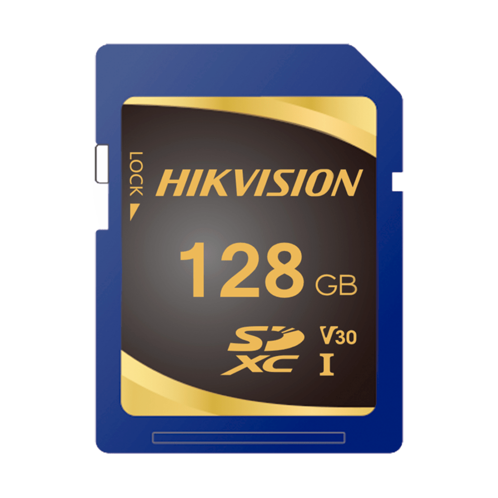 HIKVISION HS-SD-P10STD-128G - Tarjeta SD Hikvision - Capacidad 128 GB - Clase 10 | Velocidad R/W: 95/85 MB/s - Ciclos E/P: hasta 3.000 - Amplio rango de temp.: -25 ºC a 85 ºC - CCTV 4K, Cámaras de Tráfico, Movilidad
