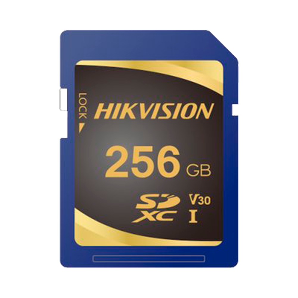 HIKVISION HS-SD-P10STD-256G - Tarjeta SD Hikvision - Capacidad 256 GB - Clase 10 | Velocidad R/W: 95/85 MB/s - Ciclos E/P: hasta 3.000 - Amplio rango de temp.: -25 ºC a 85 ºC - CCTV 4K, Cámaras de Tráfico, Movilidad