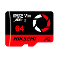 HIKVISION HS-TF-E3STD/64G/CAPTURE/W - Tarjeta microSD Hikvision - Capacidad 64 GB - Clase 10 | Velocidad R/W: 180/150 MB/s - Ciclos E/P: hasta 3.000 - CCTV 4K, Cámaras de Tráfico, Movilidad