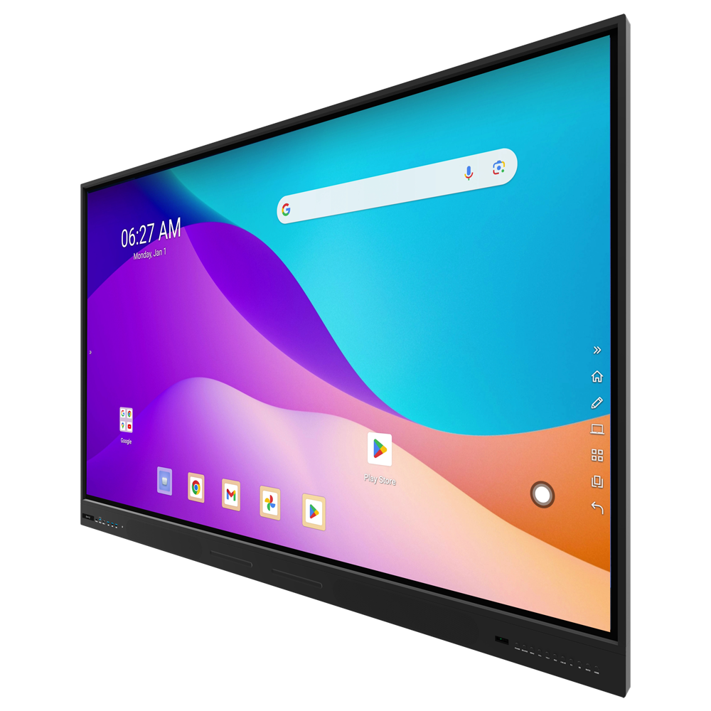 IBOARD IB-TE-YL-75E2-V2 - Monitor interactivo 75" - Resolución 4K - Android 13 y Google EDLA - Procesador Octa-Core - 8 GB RAM y 128 GB ROM - (Opcional) Pizarras laterales - imagen 1