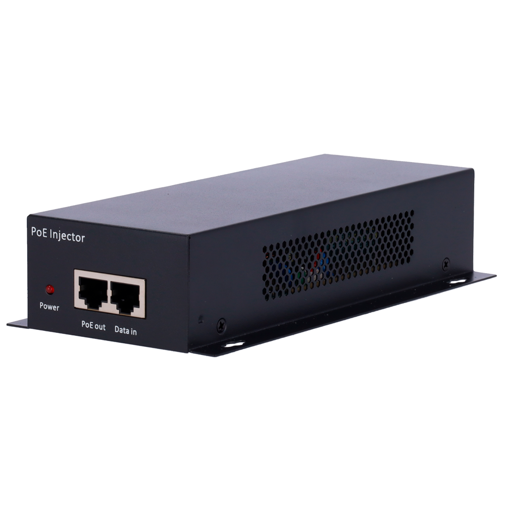 MARCA BLANCA INJ-POE-10G-60W - Inyector PoE de ultra alta velocidad de 10G. - Soporta estándares IEEE 802.3af/at/bt. - Dispone de 2 puertos RJ45 (Entrada/Salida). - Suministro de potencia masiva de hasta 60 W. - Transferencia de datos de hasta 10 Gbps. - imagen 1
