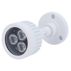 MARCA BLANCA IR40 - Foco infrarrojo de alcance 50m - Iluminación por LEDs - 60° de apertura - 3 leds Ø10 - Incluye célula de fotocontrol - 100 x 95 x 90 mm - imagen 1