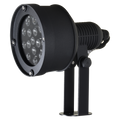 MARCA BLANCA IR60-120 - Foco infrarrojo de alcance 120m - Iluminación por LEDs - 850nm, 60° de apertura - 6 leds Ø10 - Incluye célula de fotocontrol - 228 (Fo) x 157 (Ø) mm - imagen 1