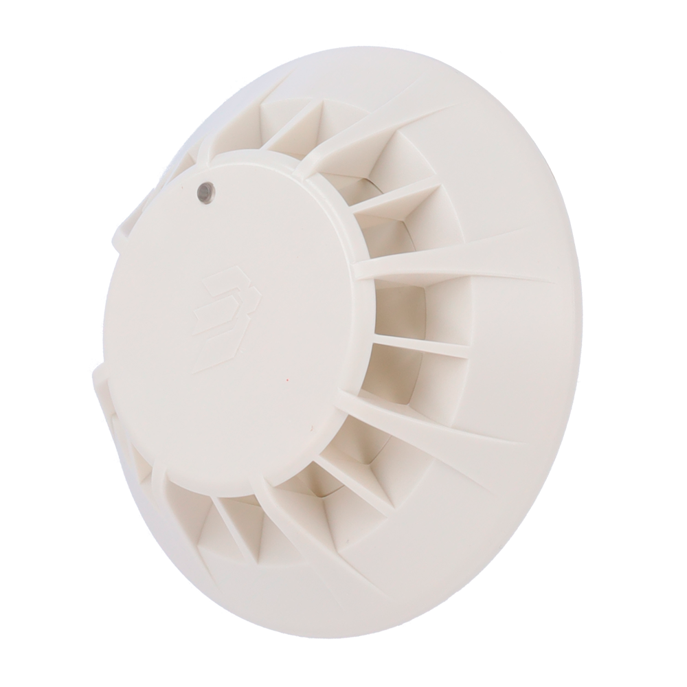 JADE BIRD JBE-2106 - Detector térmico analógico Jade Bird - Sensibilidad y clase ajustable (A2R, A2, A2S) - Led con vision 360° - Salida de indicador remoto - No incluye base - Certificado EN 54-5 - imagen 1