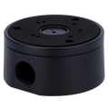 MARCA BLANCA JBOX-118-BLACK - Caja de conexiones - Para cámaras Bullet, Domo y Turret - Apto para uso exterior - Instalación en techo o pared - Incluye prensacable - Color negro | 118 Ø × 59 (Fo) mm - imagen 1