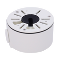 MARCA BLANCA JBOX-78-WHITE - Caja de conexiones - Para cámaras Bullet, Domo y Turret - Para cámaras con la salida de cable descentrada - Instalación en techo o pared - Color blanco | 100 Ø × 54.5 (Fo) mm - imagen 1