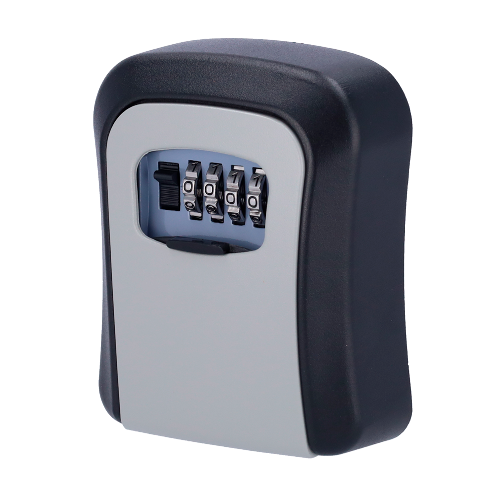 MARCA BLANCA KEYS-SAFEBOX - Caja de seguridad para llaves - Apertura con código de 4 dígitos - Instalación sobre pared - Medidas: 115 (Al) x 95 (An) x 40 (Fo) mm - Fabricado en aleación de zinc y acero - Solución para vivienda vacía y alquiler - imagen 1