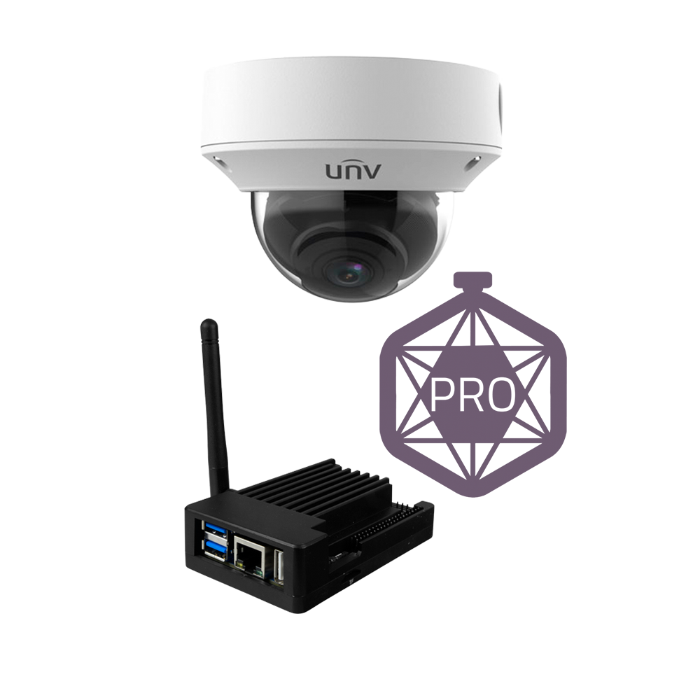 SAFIRE KIT-PEOPLECOUNT-UV-PRO - Kit para Control de aforo PRO - Cámara Uniview UV-IPCOUNT-Z-4 - PC con software SF-SW-COUNT-MULTIROOM(Instalado) - Vista desde cualquier lugar con navegador web - Reportes e informes personalizados - Sistema multicanal de h - imagen 1