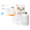IMOU KIT-TRV1-EU-2-IMOU - Imou Termostato de radiador inteligente - Gestiona desde la App - Zigbee 3.0 - HUB Gateway incluido - Bajo consumo - Apta para interior