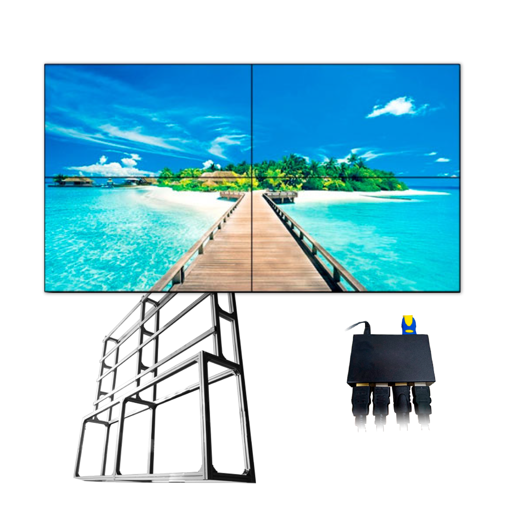 MARCA BLANCA KIT-VIDEOWALL55-2X2-FLOOR