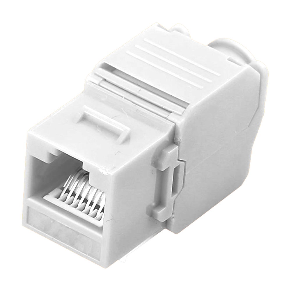 MARCA BLANCA KS5E-TL180 - Conector para cables UTP - Conector salida RJ45 - Compatible UTP categoría 5E - Fácil instalación sin necesidad de herramientas - Bajas pérdidas - imagen 1