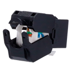 MARCA BLANCA KS6-TL180-BK - Conector para cables UTP - Conector salida RJ45 - Compatible UTP categoría 6 - Fácil instalación sin necesidad de herramientas - Bajas pérdidas - imagen 1