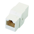 MARCA BLANCA KS6A-RJ45 - Conector - Empalme para cables UTP - Conector entrada RJ45 - Conector salida RJ45 - Compatible UTP categoría 6A - Bajas pérdidas
