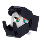 MARCA BLANCA KS6A-TL180-BK - Conector para cables UTP - Conector salida RJ45 - Compatible UTP categoría 6A - Fácil instalación sin necesidad de herramientas - Bajas pérdidas - imagen 1