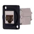 MARCA BLANCA KS6A-TL180-WALL - Módulo Keystone RJ45 Cat6A UTP - Conexión Toolless sin necesidad de crimpadora - Inserción de conductores en ángulo recto a 180° - Diseño optimizado con salida inclinada de pared - Rendimiento superior sin apantallamiento UT - imagen 1