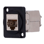 MARCA BLANCA KS6A-TL180-WALL - Módulo Keystone RJ45 Cat6A UTP - Conexión Toolless sin necesidad de crimpadora - Inserción de conductores en ángulo recto a 180° - Diseño optimizado con salida inclinada de pared - Rendimiento superior sin apantallamiento UT - imagen 1