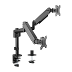 BRATECK LUMI LDT48-C024 - Brazo para dos monitores - Instalación en mesa - Peso soportado 9 Kg/Brazo - imagen 1