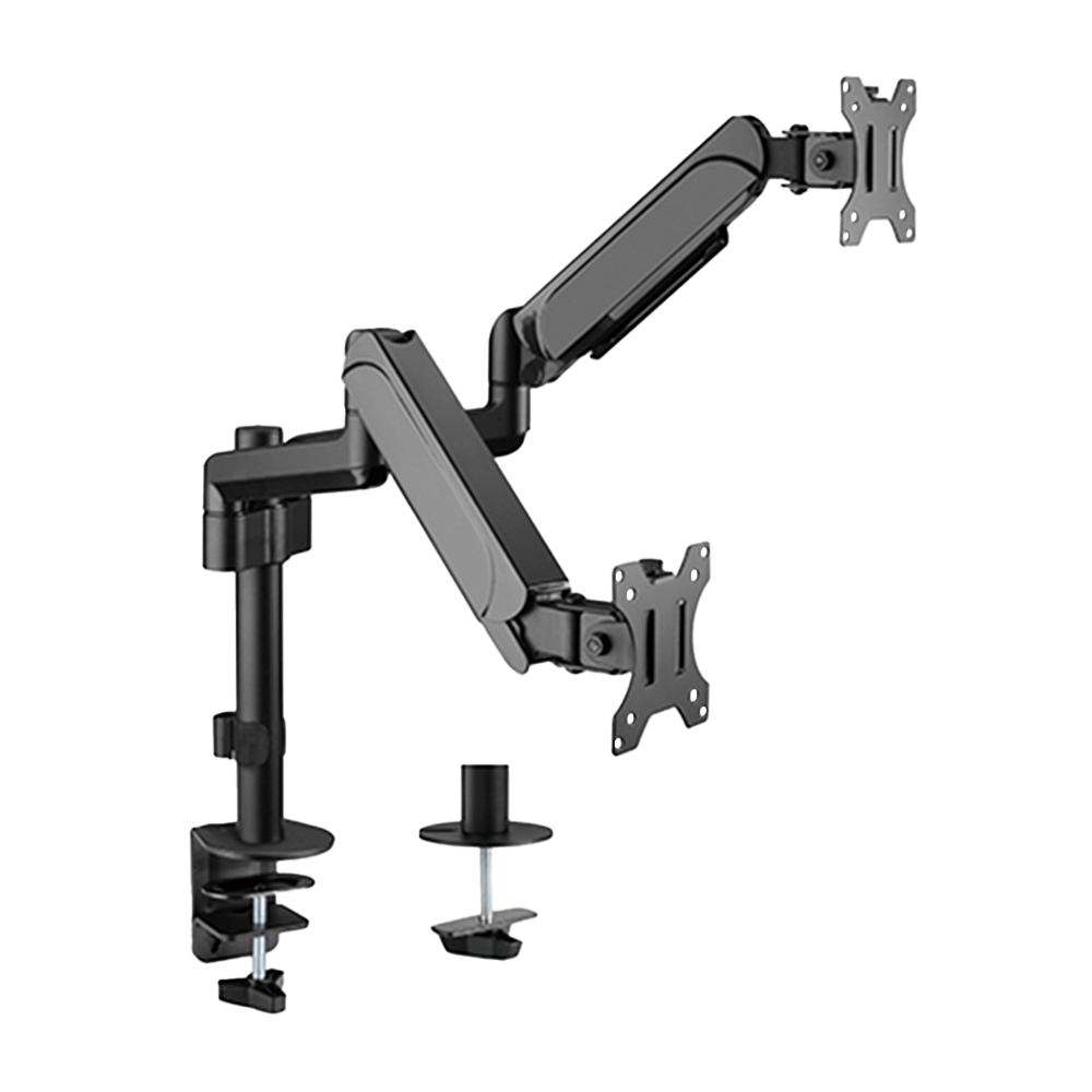 BRATECK LUMI LDT48-C024 - Brazo para dos monitores - Instalación en mesa - Peso soportado 9 Kg/Brazo - imagen 1