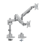 BRATECK LUMI LDT62-C024P-GREY - Brazo para dos monitores - Instalación en mesa - Peso soportado 9 Kg/Brazo - imagen 1