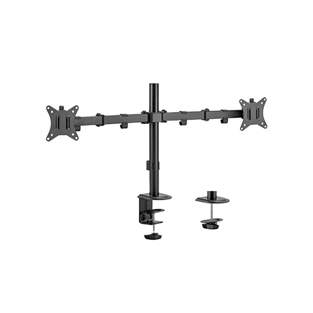 BRATECK LUMI LDT66-C024 - Brazo para dos monitores - Instalación en mesa - Peso soportado 9 Kg/Brazo - imagen 1
