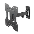 BRATECK LUMI LPA68-221 - Soporte a pared con brazo - Peso soportado 30 Kg - VESA 200x200 mm - Distancia a la pared de 56 ~ 204 mm - Inclinación -8º ~ +5º - Giro +90º ~ -90º - imagen 1