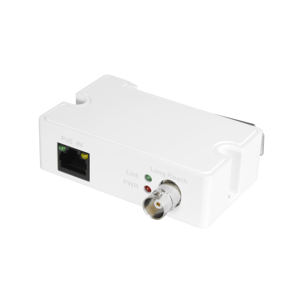 BRANDED LR1002-1ET - Extensor EoC Branded - Ethernet por cable coaxial - Poe pasivo - Receptor compatible con gama LR1002 - Permite transmitir 1 canal IP - Distancia máxima 1000 m - imagen 1