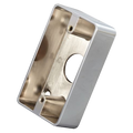 MARCA BLANCA MBB-811B-M - Caja para pulsador - Compatible con selección de producto - Instalación de superficie - Fabricado en aleación de zinc - Resistente y duradero - Orificio para conexiones