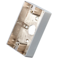 MARCA BLANCA MBB-811D-M - Caja para pulsador - Compatible con ISK-841D - Instalación de superficie - Fabricado en aleación de zinc - Resistente y duradero - Orificio para conexiones
