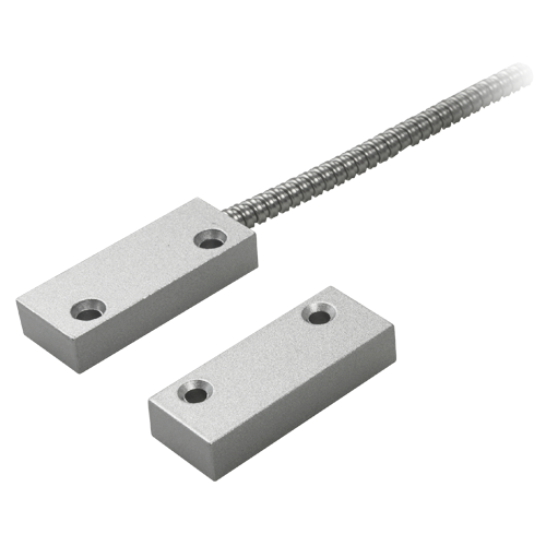 MARCA BLANCA MC-SMMC-A1 - Contacto magnético - Apto para instalar en metal - Tecnología Reed Alta potencia - Sistema de conexión de 2 hilos protegidos por malla metálica - Resistencia a choques mecánicos y eléctricos - imagen 1