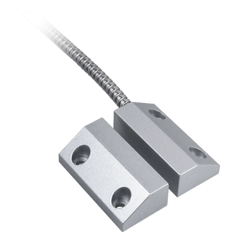 MARCA BLANCA MC-SMMC-A2 - Contacto magnético - Apto para instalar en metal - Tecnología Reed Alta potencia - Sistema de conexión de 2 hilos protegidos por malla metálica - Resistencia a choques mecánicos y eléctricos - imagen 1