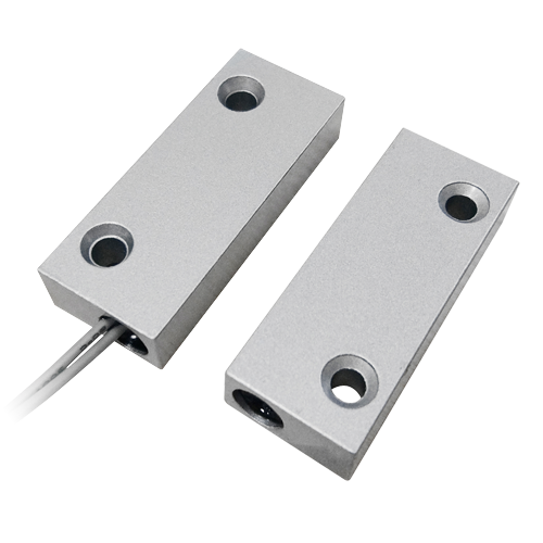 MARCA BLANCA MC-SMMC - Contacto magnético - Apto para instalar en metal - Tecnología Reed Alta potencia - Sistema de conexión de 2 hilos - Resistencia a choques mecánicos y eléctricos