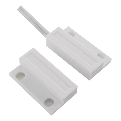 MARCA BLANCA MC-SWPC-M2 - Contacto magnético - Apto para instalar en madera - Tecnología Reed - Sistema de conexión por 2 hilos - Resistencia a choques mecánicos y eléctricos - Tamaño reducido