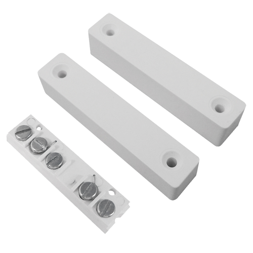 MARCA BLANCA MC-SWPS-1 - Contacto magnético - Apto para instalar en madera - Tecnología Reed - Sistema de conexión por 5 terminales - Resistencia a choques mecánicos y eléctricos - imagen 1