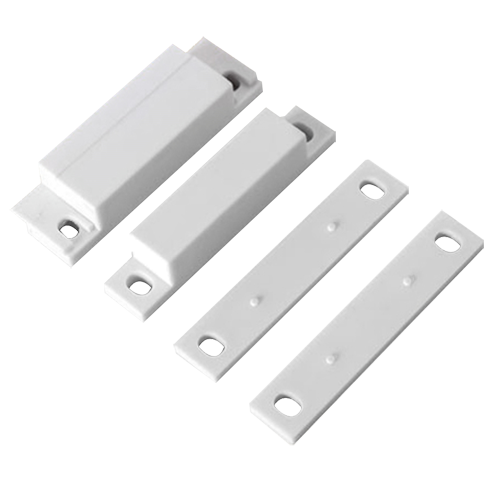 MARCA BLANCA MC-SWPS - Contacto magnético - Apto para instalar en madera - Tecnología Reed - Sistema de conexión por terminal - Resistencia a choques mecánicos y eléctricos
