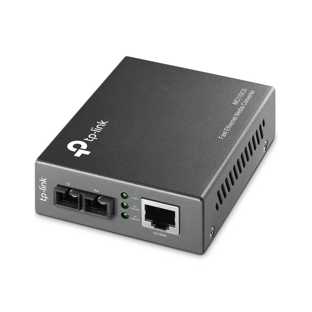 Imagen de TP-Link Convertidor de Medios MC110CS Fibra Monomodo 10/100Mbps Hasta 20km
