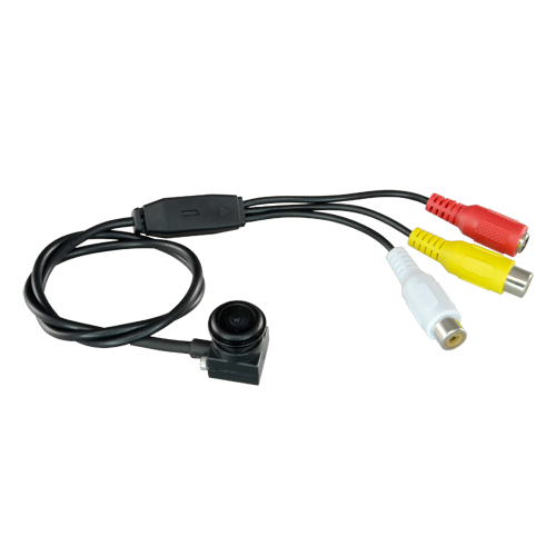 MARCA BLANCA MC304D - Cámara ultraminiatura - 1/4" Aptina© 960H CMOS MT9V139 - Cable alargador 0.5 metros - Lente gran angular 1.8 mm - Micrófono integrado - 14 (Al) x 14 (An) x 20 (Fo) mm, 27 g - imagen 1