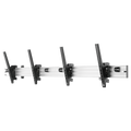 BRATECK LUMI MENUBOARD-2X1 - Soporte Menuboard - Peso soportado 50 Kg/Monitor - VESA 600x400 mm/Monitor - Inclinación 0º ~ -20º - Distancia a la pared de 100 mm - Disposición 2x1 - imagen 1