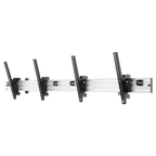BRATECK LUMI MENUBOARD-2X1 - Soporte Menuboard - Peso soportado 50 Kg/Monitor - VESA 600x400 mm/Monitor - Inclinación 0º ~ -20º - Distancia a la pared de 100 mm - Disposición 2x1 - imagen 1