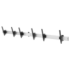 BRATECK LUMI MENUBOARD-3X1 - Soporte Menuboard - Peso soportado 50 Kg/monitor - VESA 600x400 mm/monitor - Inclinación 0º ~ -20º - Distancia a la pared 100 mm - Disposición 3x1 - imagen 1