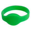 MARCA BLANCA MF-BAND-G - Pulsera de proximidad - ID por radiofrecuencia - MF pasivo | Color verde - Alta frecuencia 13.56 MHz - Diámetro 65 mm - Máxima seguridad